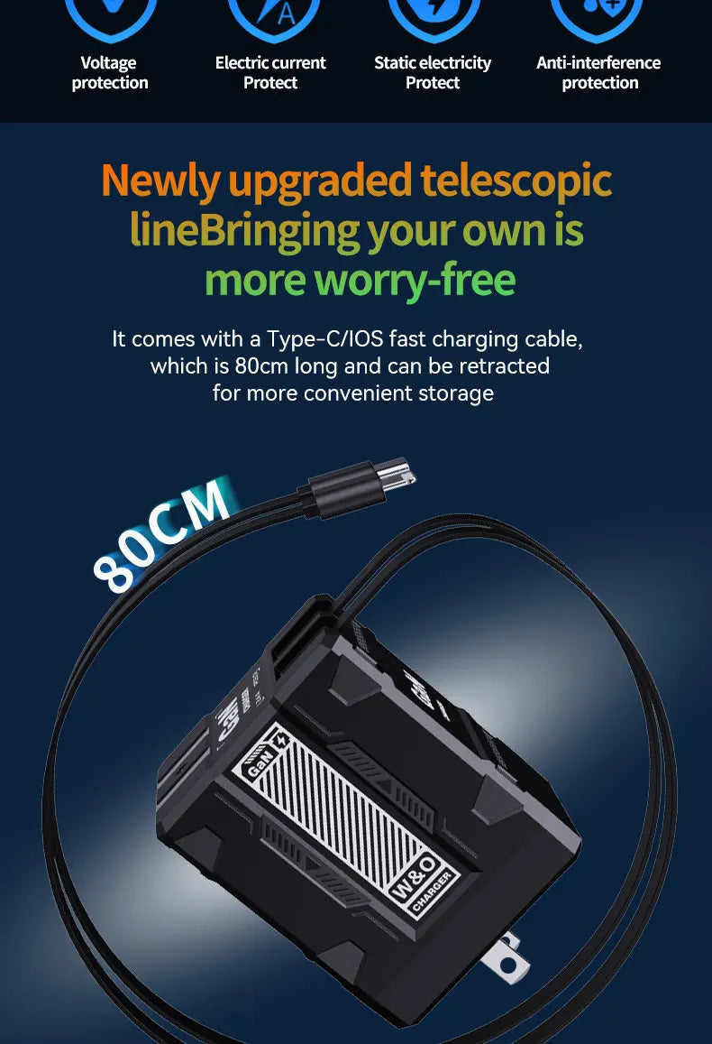 GaN 20W Fast charging PD3.0 Charger Type C lighting For iPhone 12 13 Samsung Huawei Xiaomi Mobile Phone EU/US Plug Wall Charger Good Vibrations