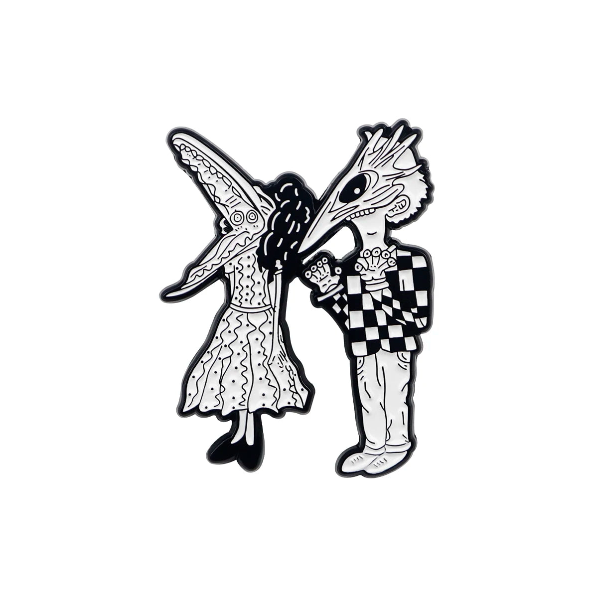 Halloween Accessories Horror Series Enamel Pin Men Women Lapel Pins for Backpack Iron Badges Brooch for Clothes Holiday Gifts Good Vibrations