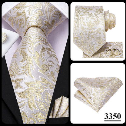 Hi-Tie 8.5cm Business Black Solid Paisley 100% Silk Men's Tie Neck Strip Ties for Men Formal Luxury Wedding Neckties Gravatas Good Vibrations