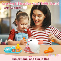 Kids Dentist Role Play Toy – Bunny Teeth Game with Dental Tools, Educational Pretend Play, Fun Interactive Gift Good Vibrations