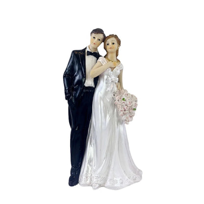 2025 Cake Toppers Dolls Bride and Groom Figurines Funny Wedding Cake Toppers Stand Topper Decoration Supplies Marry Figurine Good Vibrations