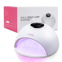 Red Light Nail Lamp Quick Drying Gel Polish With 30/60/120s Timer Auto Sensor Nail Art Machine For Salon Good Vibrations