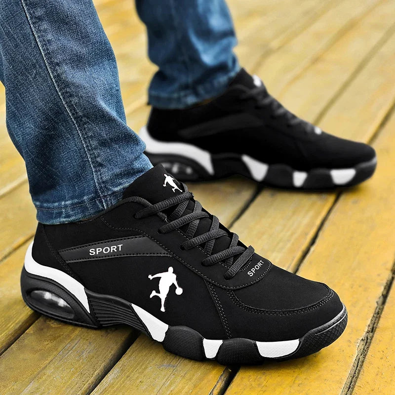 Fashion Men Professional Running Shoes Lightweight and Breathable Sneakers Lace Up Outdoor Sports Tennis Shoes New Casual Shoes Good Vibrations