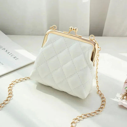 PU Leather Shoulder Bag Sweet Lipstick Makeup Organizer Bag Mini Coin Purse Handbags for Girls Small Crossbody Bag for Women Good Vibrations