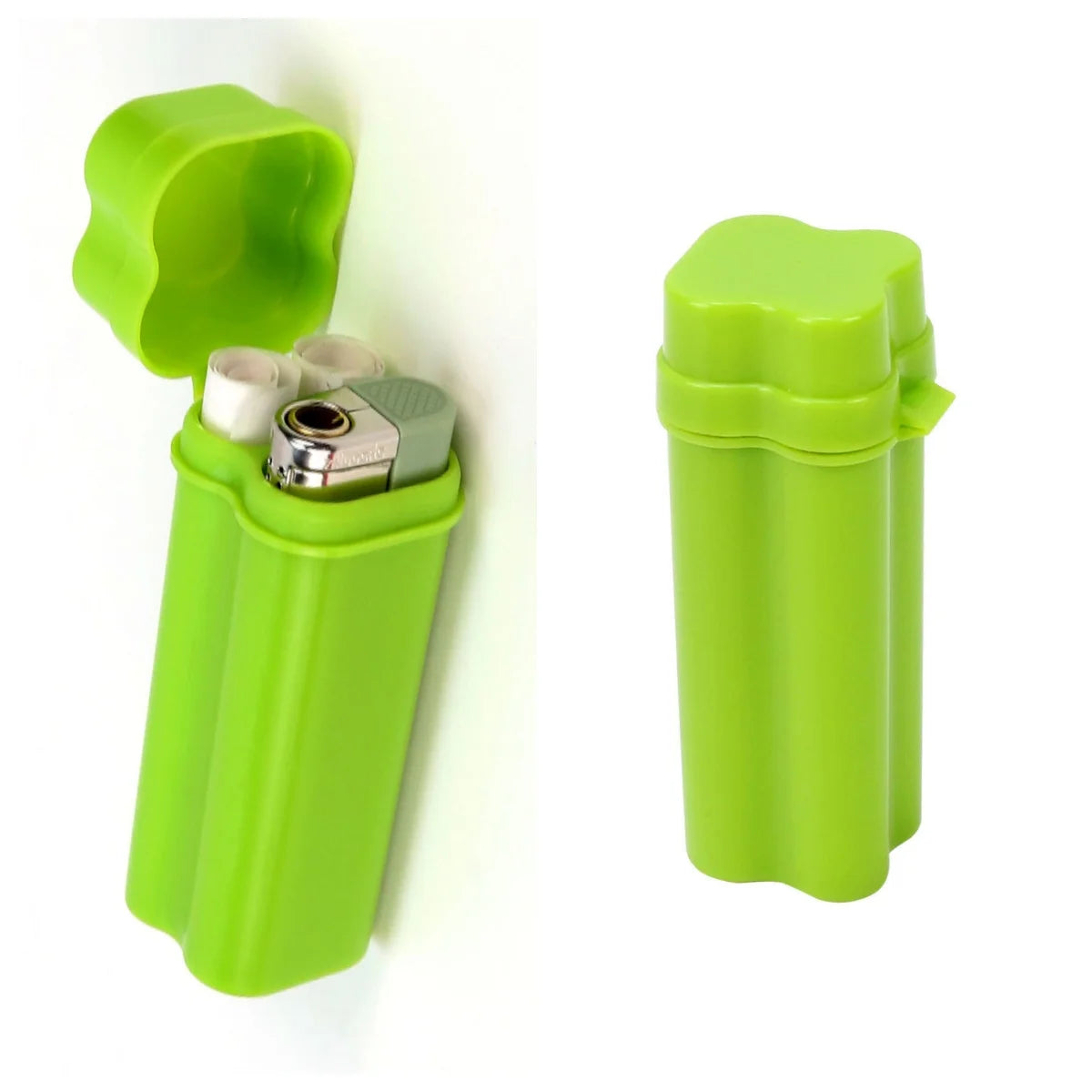 Flip-top Cigarette Case Kit with Three Holes for Easy Storage and Carrying Around Smoking Accessories Good Vibrations