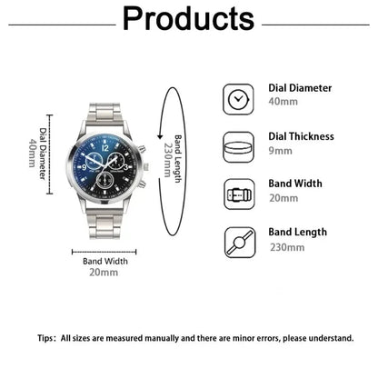 New Men Watches Luxury Band Round Watch Fashion Blu-ray Roman Watch for Man Relojes Para Hombre שעון ספורט Часы Мужские Наручные Good Vibrations