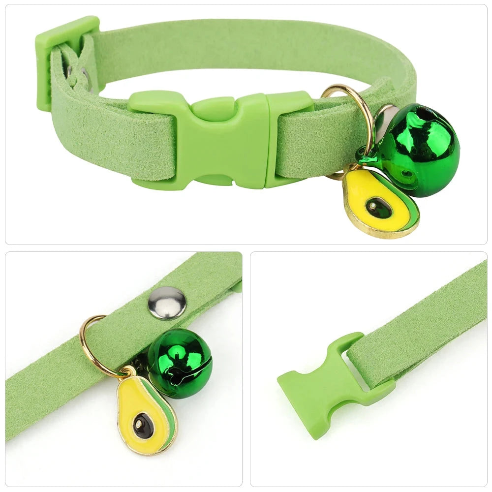 Pet Collar,Cat Collar/Puppy Collar with Bell & Metal Pendant To Prevent Getting Lost Adjustable Size for Puppies and Cats Collar Good Vibrations