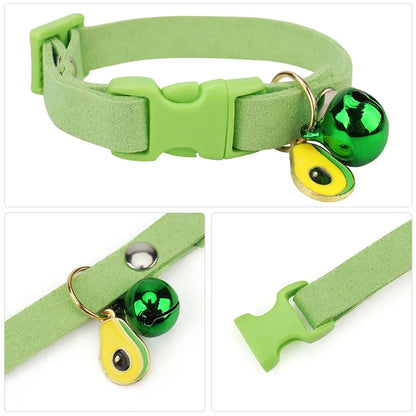 Pet Collar,Cat Collar/Puppy Collar with Bell & Metal Pendant To Prevent Getting Lost Adjustable Size for Puppies and Cats Collar Good Vibrations