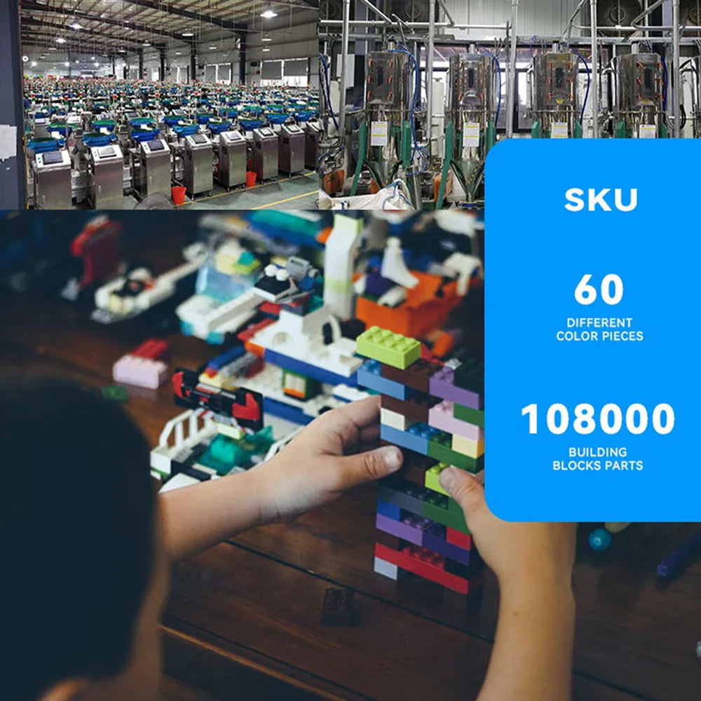 Gobricks 500g Mix Basic Bricks Technology Random Parts Freely DIY MOC Toy Model Building Block Gift Customized Factory Wholesale Good Vibrations