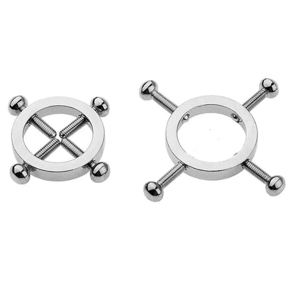Funny Nipple Rings Stainless Steel Clip on Nipple Rings Shield Rings Barbell Ring Bar Nipple Rings Body No Piercing Jewelry Good Vibrations
