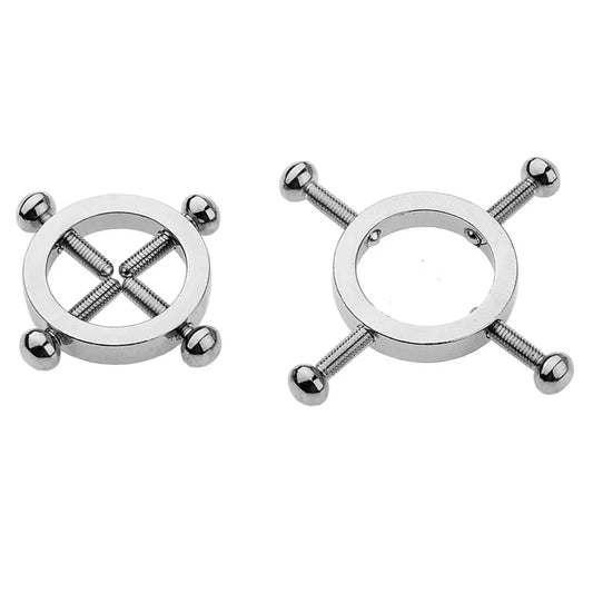Funny Nipple Rings Stainless Steel Clip on Nipple Rings Shield Rings Barbell Ring Bar Nipple Rings Body No Piercing Jewelry Good Vibrations