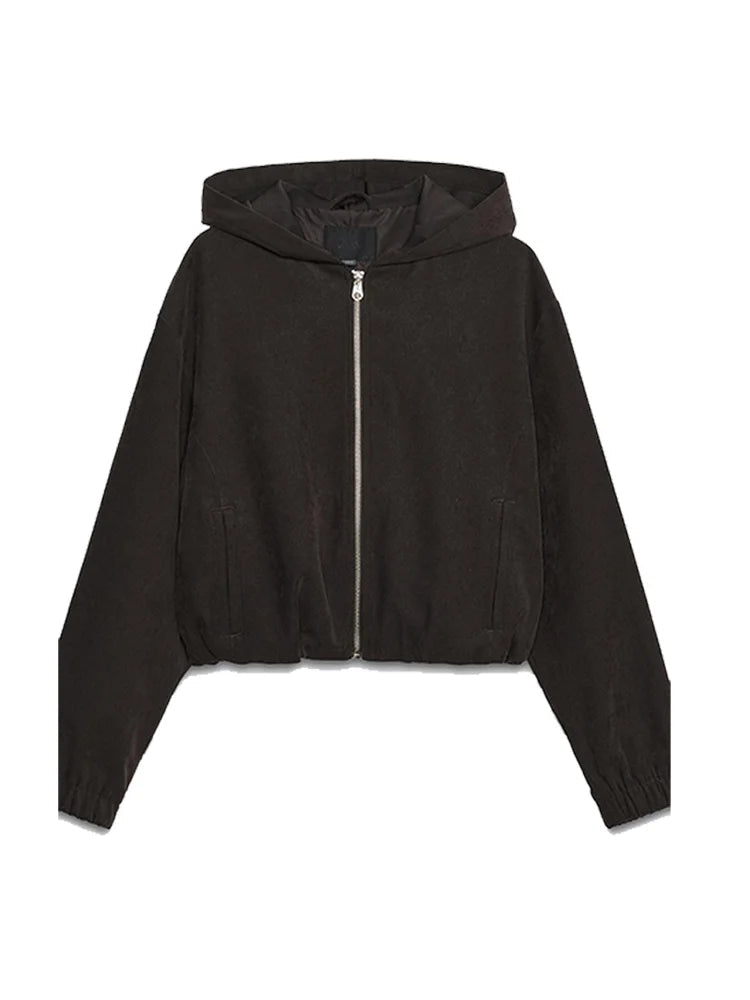 Casual Solid Hoodie Pants Set Women Zippers Loose Full Sleeve Coats Long Wide Leg Pant Sets Female 2025 Autumn New Lady Outfits Good Vibrations