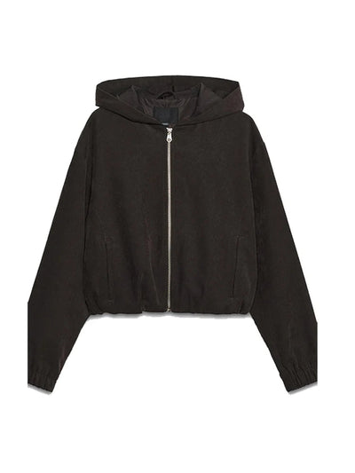 Casual Solid Hoodie Pants Set Women Zippers Loose Full Sleeve Coats Long Wide Leg Pant Sets Female 2025 Autumn New Lady Outfits