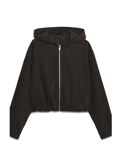 Casual Solid Hoodie Pants Set Women Zippers Loose Full Sleeve Coats Long Wide Leg Pant Sets Female 2025 Autumn New Lady Outfits Good Vibrations