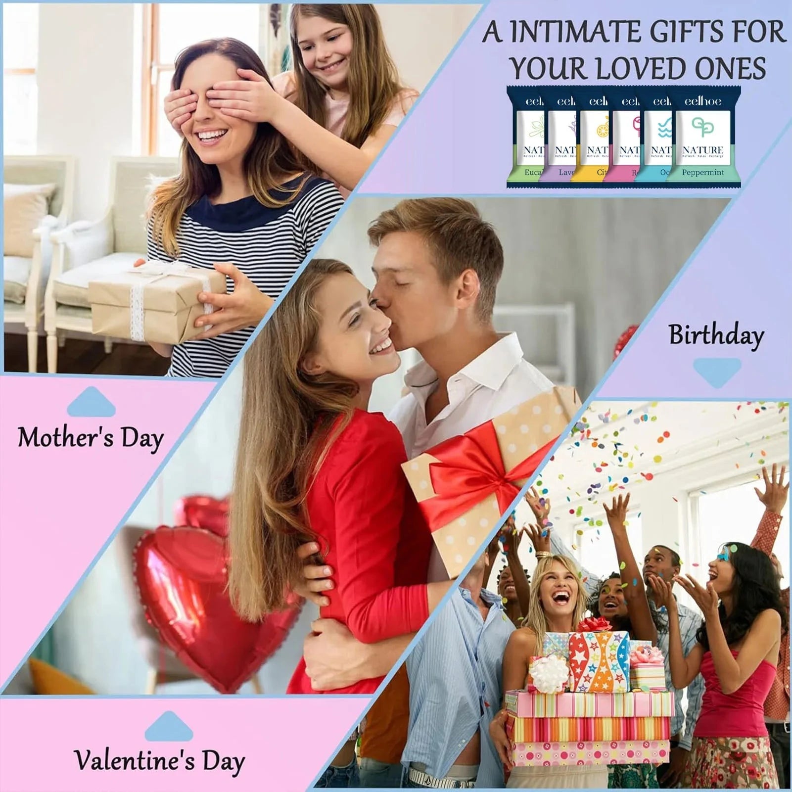 Aromatherapy Shower Steamers Natural Ingredients Refreshing Shower Bombs n Women Stress Relief And Relaxation Good Vibrations Adult Super Store