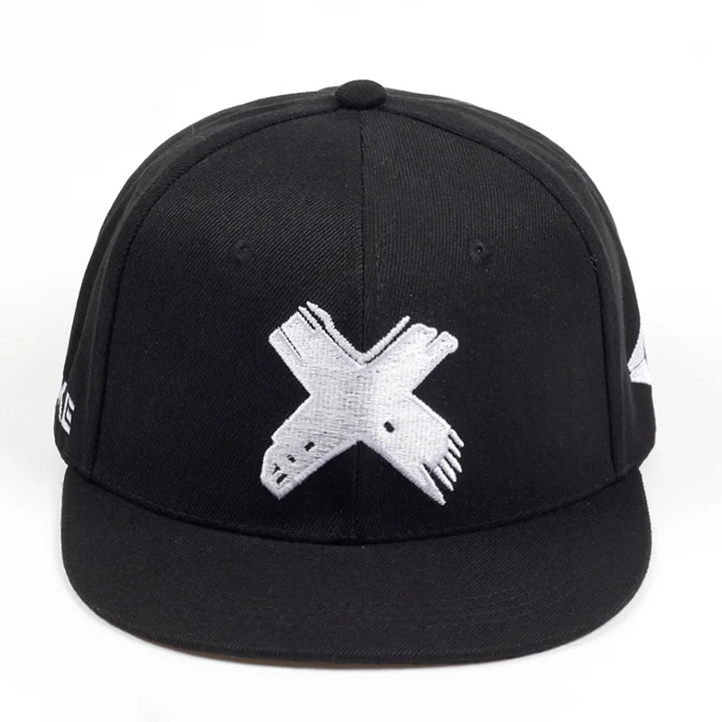 Unisex Simple Letter X Embroidery Hip-hop Hats Spring Autumn Outdoor Adjustable Casual Baseball Caps Sunscreen Hat Good Vibrations