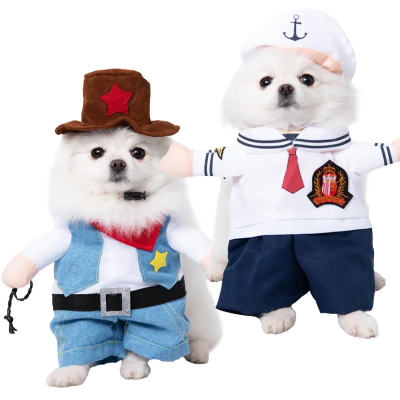 Halloween Dog Clothes Funny Pet Costume Small Dog Jacket Creative Outfit for Teddy Cats  Costume Dog Clothes for Small Dogs Good Vibrations