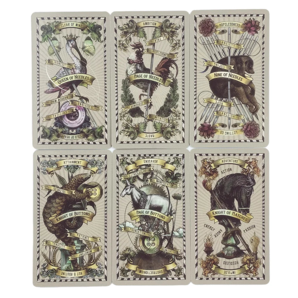 5 Cent Tarot Cards A 82 Deck Oracle English Visions Divination Edition Borad Past Present Future Playing Games