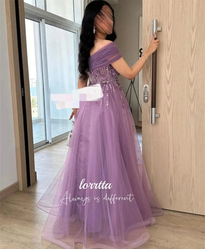 Lorrtta Wedding Party Dress Evening Eid 3D Flower Decoration Robe Soiree Robes De Cocktail Dresses Elegant Woman Gala Customized Good Vibrations