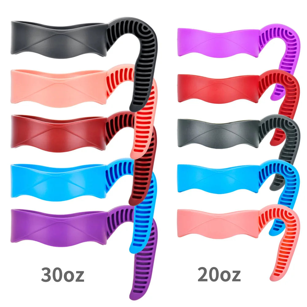 20/30oz Tumbler Handle Water Thermos Bottle Holder Travel Drinkware Holder Coffee Cup Portable Insulated Bottles Accessories Good Vibrations