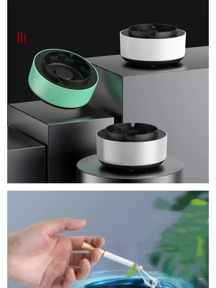 Smoke Removal Air Purification Ashtray Anion Purification Practical Automatic Purifier Ashtray Portable Gadgets For Car Ashtray Good Vibrations Adult Super Store