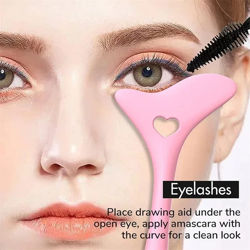Wholesale  Multi-functional Eyeliner Stencil Wing Tips Silicone Eyeliner Aid Drawing Lipstick Wearing Aid Reusable Makeup Tools Good Vibrations