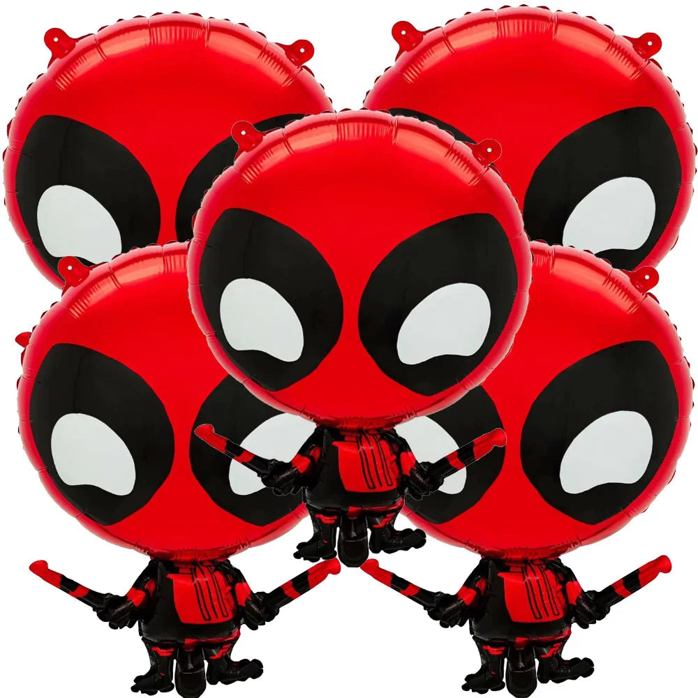 Superhero Deadpool Birthday Party Decor Disposable Tableware Plate Tablecloth Cake Topper Banner Wolverine Boy Kid Party Supplie Good Vibrations
