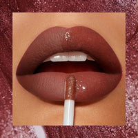 Silky Lip Gloss-Waterproof, Long-Lasting Moisturizing Liquid Lipstick with Mirror Finish, Non-Sticky, Full Shine, Fade-Resistant Good Vibrations