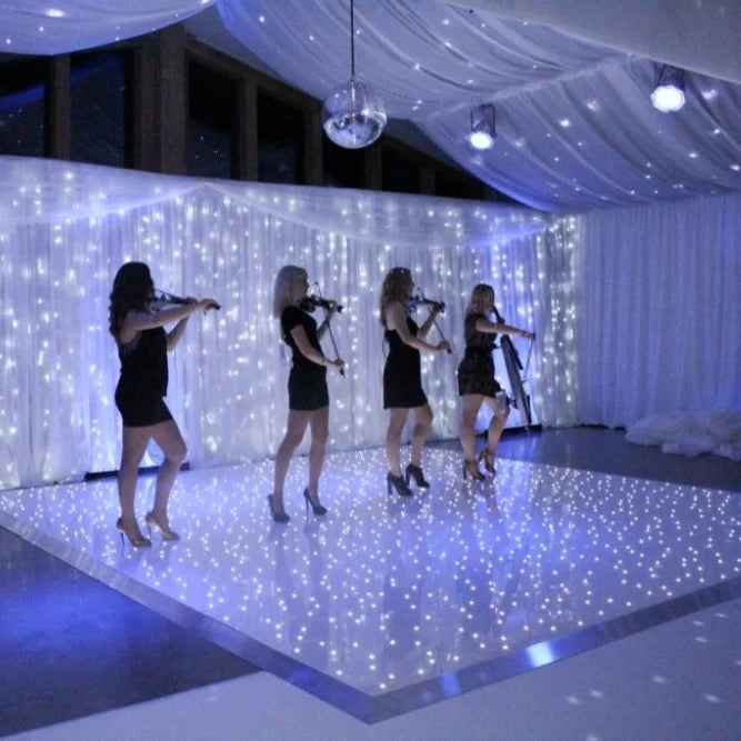Fashionable Wedding Party Decoration Full Color Led Starlit Dance Floor Good Vibrations