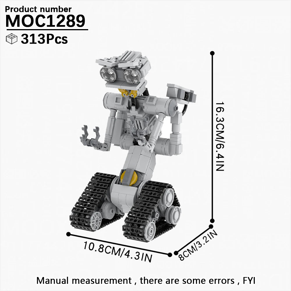 Creative Robot MOC Set Model Building Blocks Cartoon Brickheadz Fairy Tale Cute Toys For Boy Adult Birthday Educational DIY Gift Good Vibrations