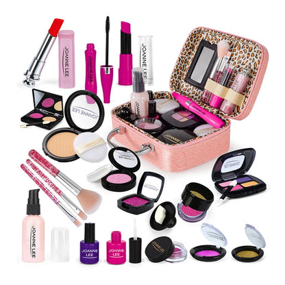 Simulation Cosmetics Set Kids Play House Toys Simulation Make up Lipstick Nail Paint Educational Toys Pretend Makeup Girls Game Good Vibrations