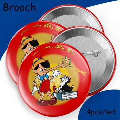 The Adventures of Pinocchio  Birthday Party Decorations Paper Tableware Cake Topper Latex Balloons Baby Shower Party Supplies Good Vibrations