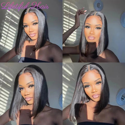 Glueless Bob Hair Wig Human Hair Ready To Wear Straight Transprent 4x4 Lace Closure Wigs For Women Glueless Wigs Human Hair Good Vibrations
