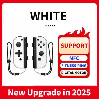 Wireless Switch Joypads, Switch Controller Compatible with Switch/OLED/Lite,Joy Pads for Switch Support NFC FITNESS RING Good Vibrations