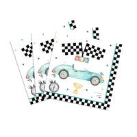 Race Car Party Tableware Plates Napkins Cup Two Fast Birthday Party Supplies Boys Racing Themed Two Years Old Party Decorations Good Vibrations