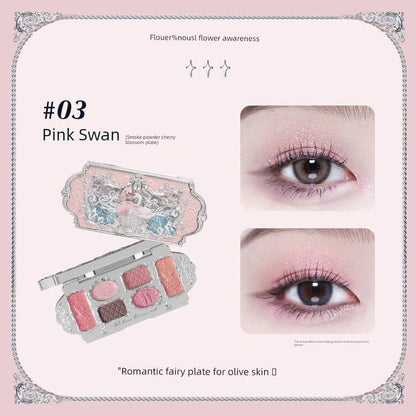 Flower Know Midsummer Night Relief Matte Play Makeup Plate Eye Shadow Good Vibrations