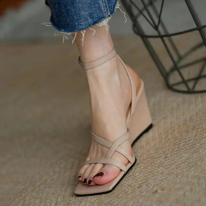 women's sandals for summer 2025 Women Sandals Closed Toe Roman Sandals Women Platform Wedges Sandals Women Sandals Good Vibrations