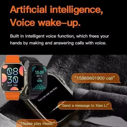 7 Watch Straps New Watch10 Ultra 3 Smartwatch 2.2HD Amoled Circular Screen ECG Monitoring Reloj Inteligente Wristwatch Good Vibrations