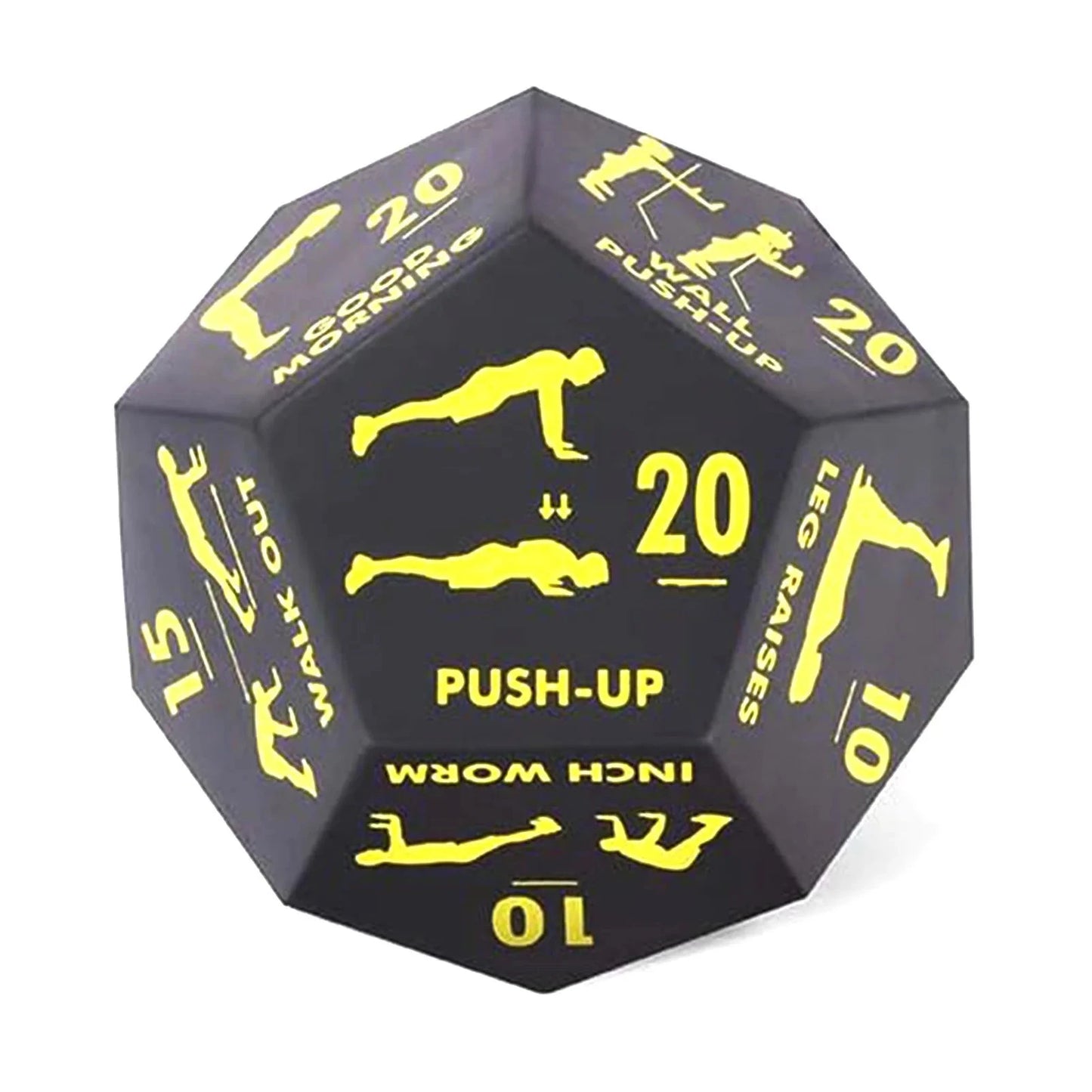 Fitness Game Dice PU Foam 12 Sides Rounded Numbers DiceEnjoy New Exercise Methods Anywhere Add Surprise Fun To Fitness Routine Good Vibrations