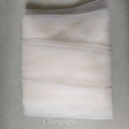 Champagne Wedding Veil, Ivory Simple Wedding Veil, One Layer White Wedding Veil, Simple Tulle Wedding Veil Good Vibrations