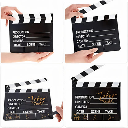 Party Holiday Party Movie Clapboard Movie Card Clapperboard Movie Party Props Game Party Good Vibrations