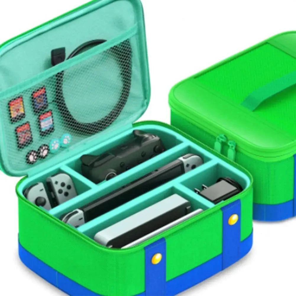 For Switch 2 Large Capacity Storage Bag Waterproof Shockproof Dustproof Portable Game Style Game Console Handbag For Switch2 Good Vibrations