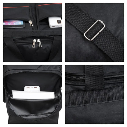 Large Capacity Handbag Multiple Pockets Outdoor Duffle Bag Luggage Gym Bags for Men Sports Fitness Bag Business Travel Package Good Vibrations