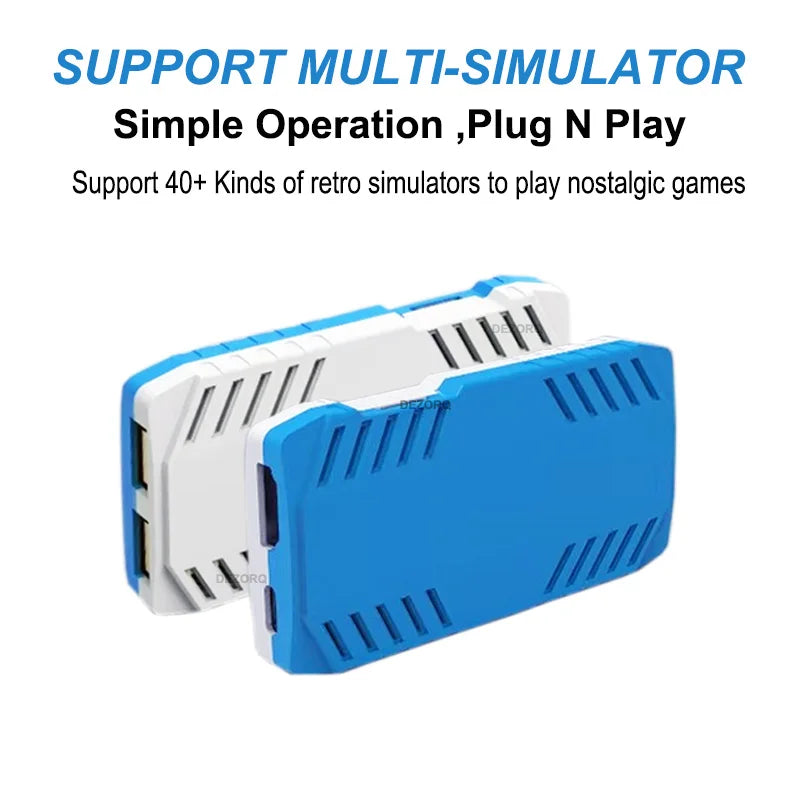 New TV Game Console 128G Built In 50000 Retro Games 50 Emulators Videojuegos Consola Dual Wireless Gamepad X10 Pro Game Stick 4K Good Vibrations