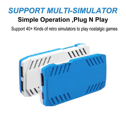 New TV Game Console 128G Built In 50000 Retro Games 50 Emulators Videojuegos Consola Dual Wireless Gamepad X10 Pro Game Stick 4K Good Vibrations