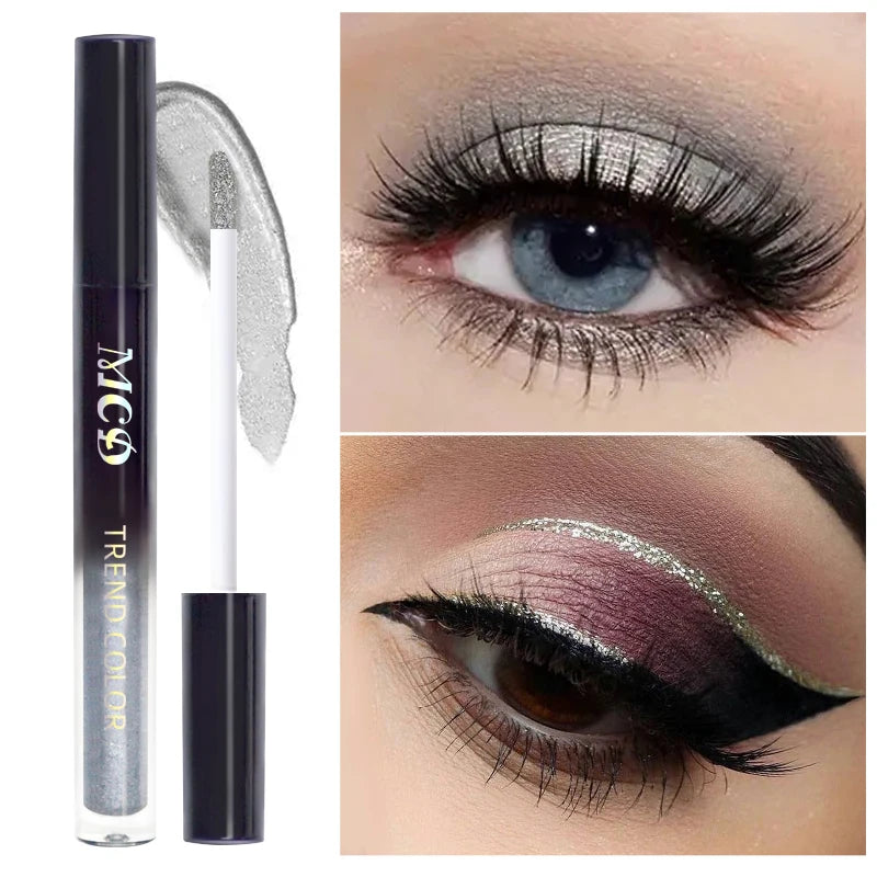 13-Shade Waterproof Liquid Eyeshadow Palette - High Shine  Long-Lasting & Smudge-Proof Makeup Set for Glamourous Looks glitter Good Vibrations