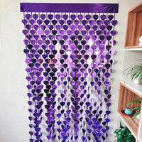 NEW Party Decoration Rain Silk Curtain Love Door Curtain Birthday Party Valentine's Day Wedding Engagement Heart Rain Silk Decor Good Vibrations
