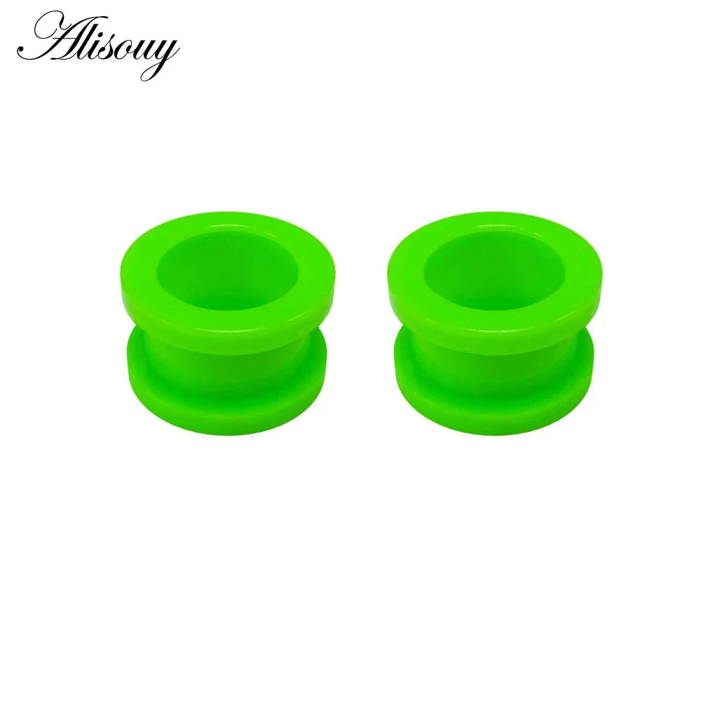 2Pcs/lot Fake Cheater Acrylic Ear Plugs And Tunnels Ear Expander Stretchers Kit Ear Tragus Piercing Set Body Jewelry 9 Sizes Good Vibrations Adult Super Store