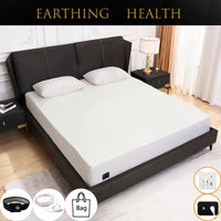 Earthing Fitted Bed Sheets Conductive Silver Fiber Grounded Bedsheet Anti-ESD Radiation Proof Release Electrostatic Good Vibrations