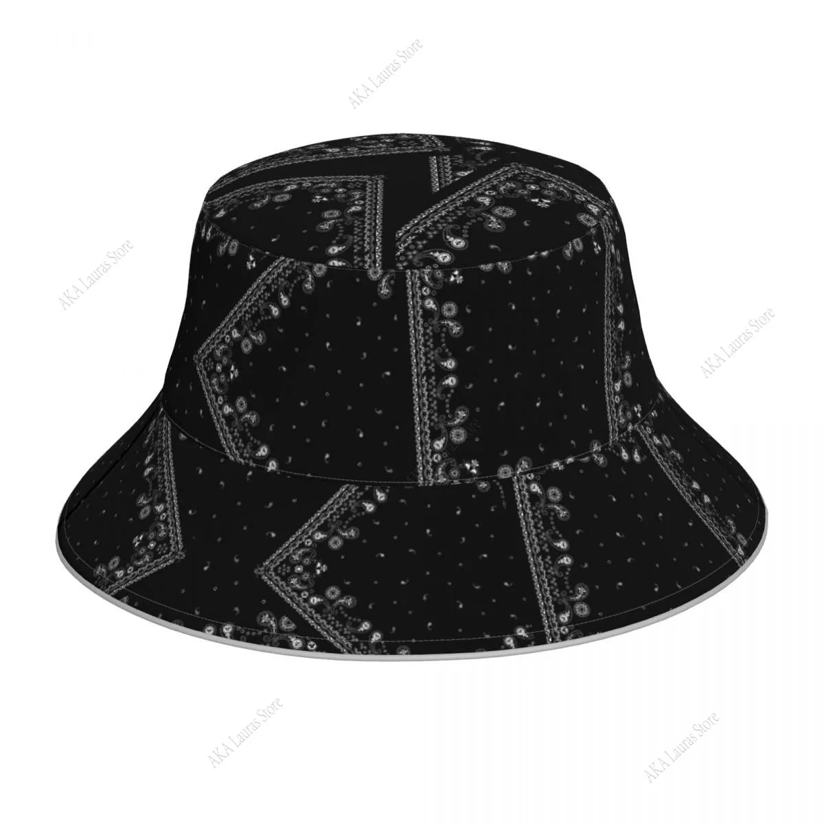 Double-sided Reflective New Fashion Bucket Hats Fisherman Caps for Women Tartan Design Summer Men Outdoor Sun Cap Good Vibrations
